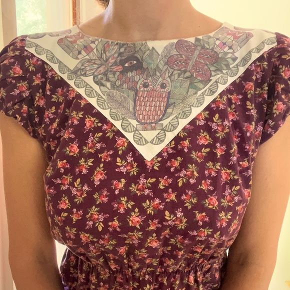 Supayana dress with cute owl print - Picture 2 of 5